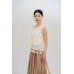 Embroidered Round Neck Top
